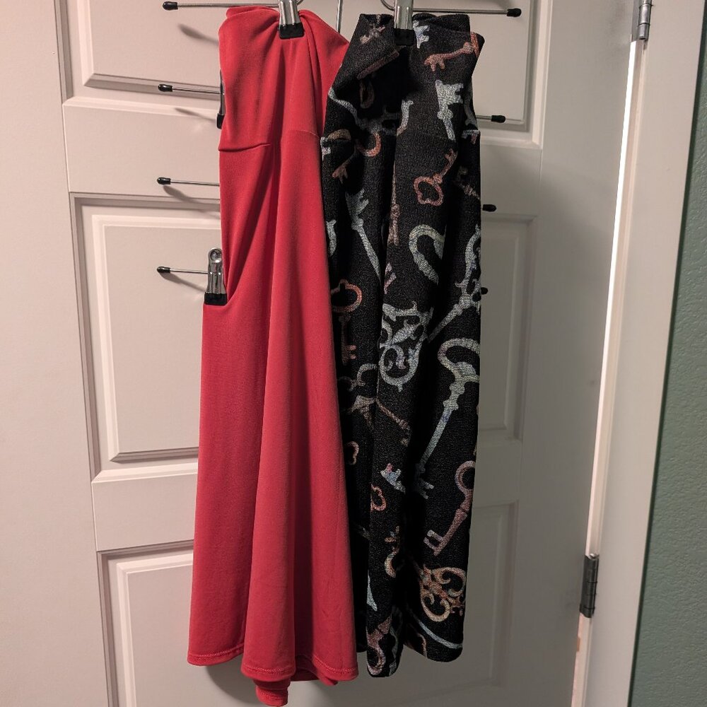LuLaRoe Skirt Bundle XS/S – Cassie Pencil + Azure Maxi